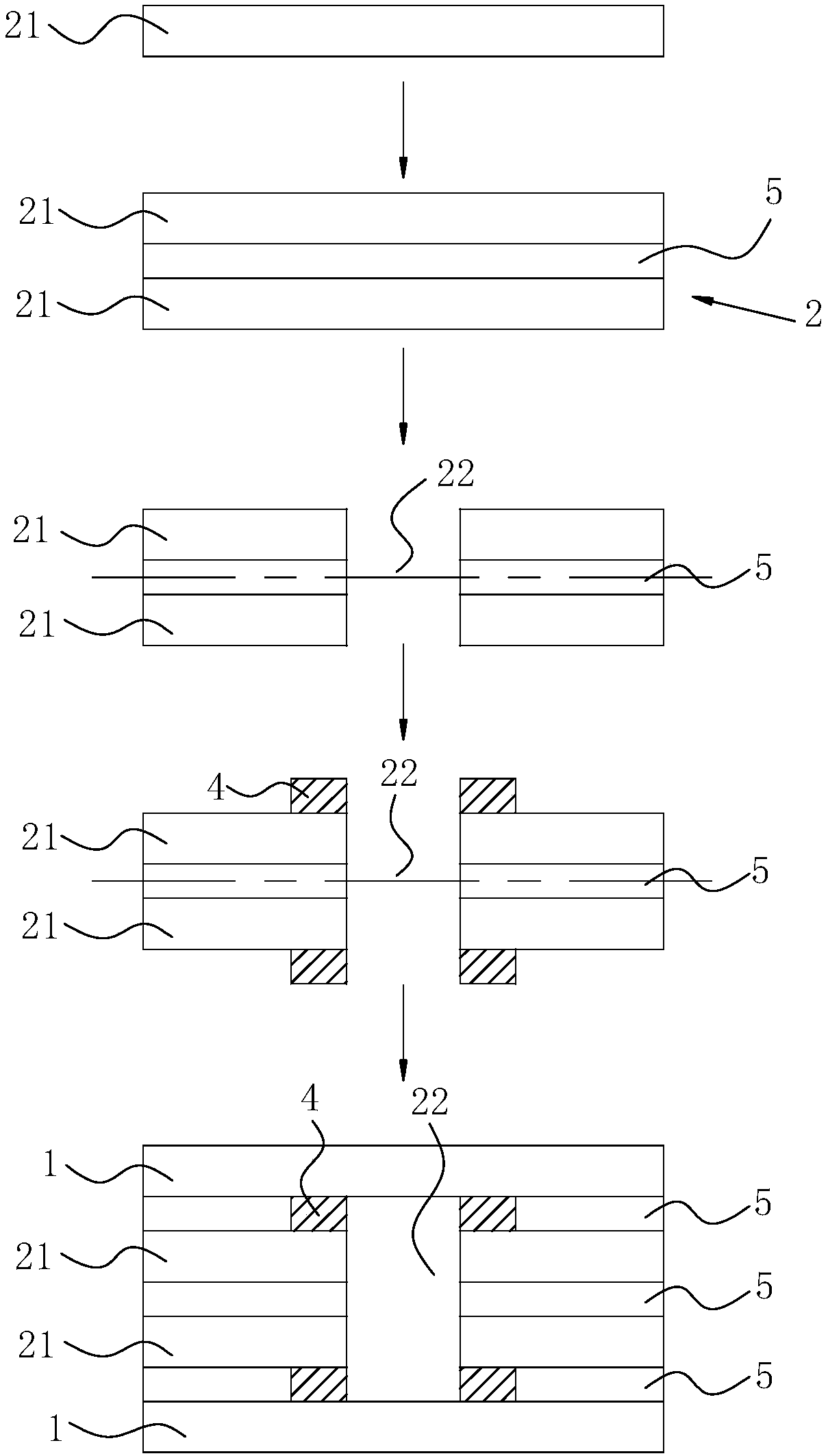 A method of manufacturing a pcb