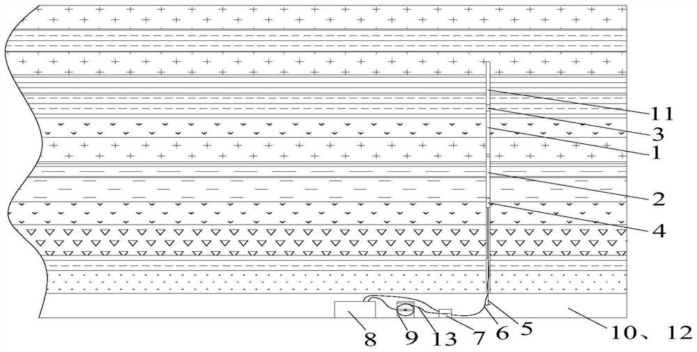 Drilling geological detection system and overlying strata comprehensive fracture angle and caving form actual measurement methods