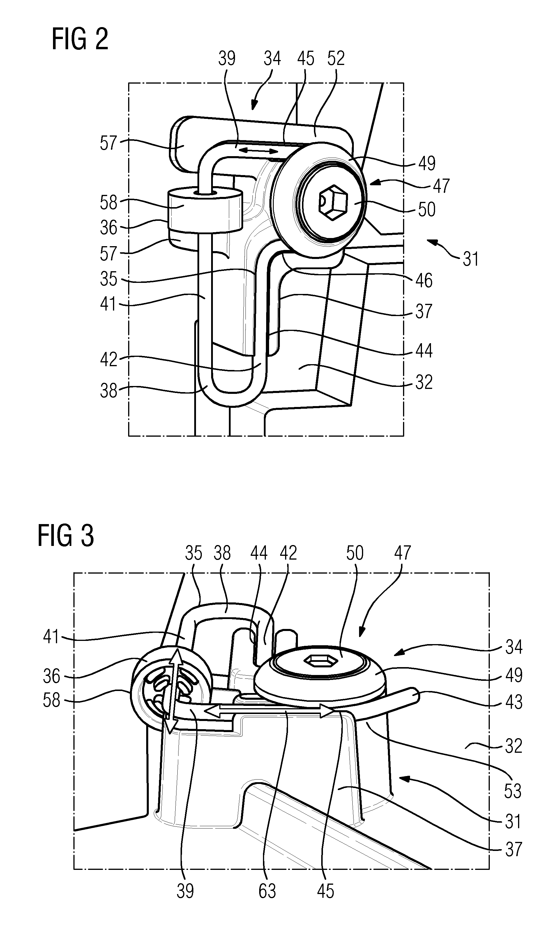 Latching apparatus and also medical imaging apparatus with the latching apparatus