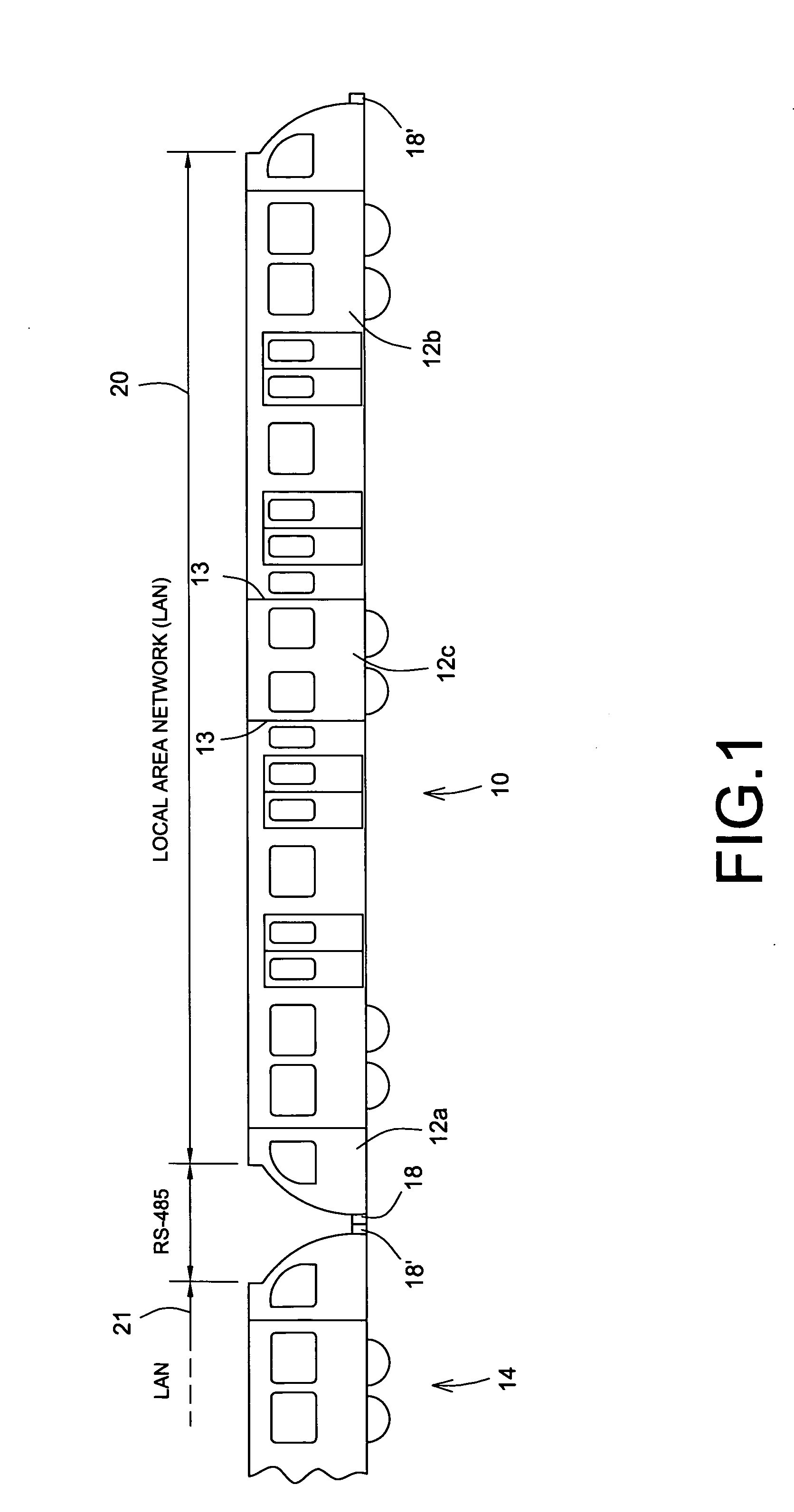 Communication circuit for a vehicle