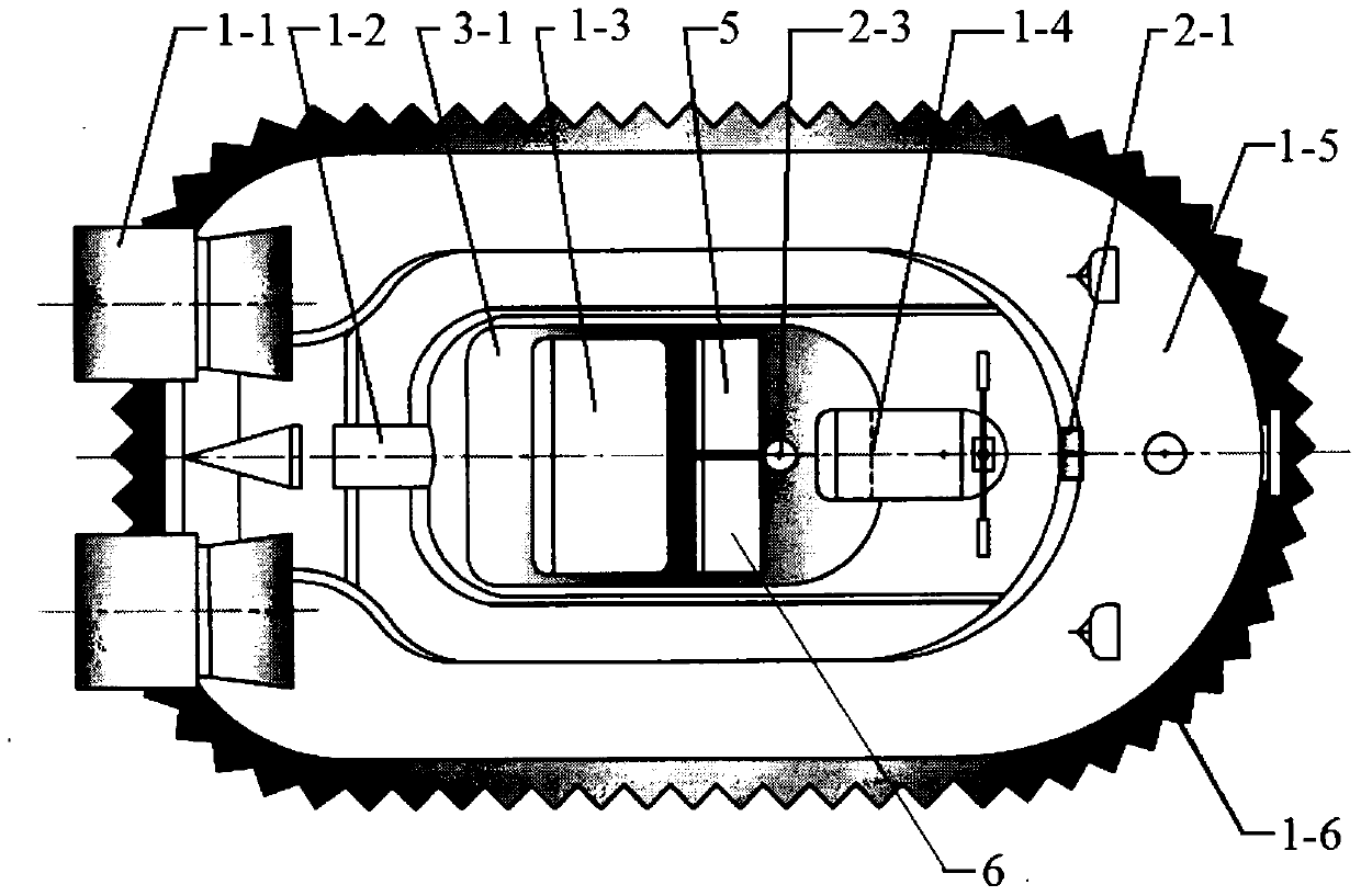 System for surveying peat reserves based on hovercraft and method for surveying peat reserves