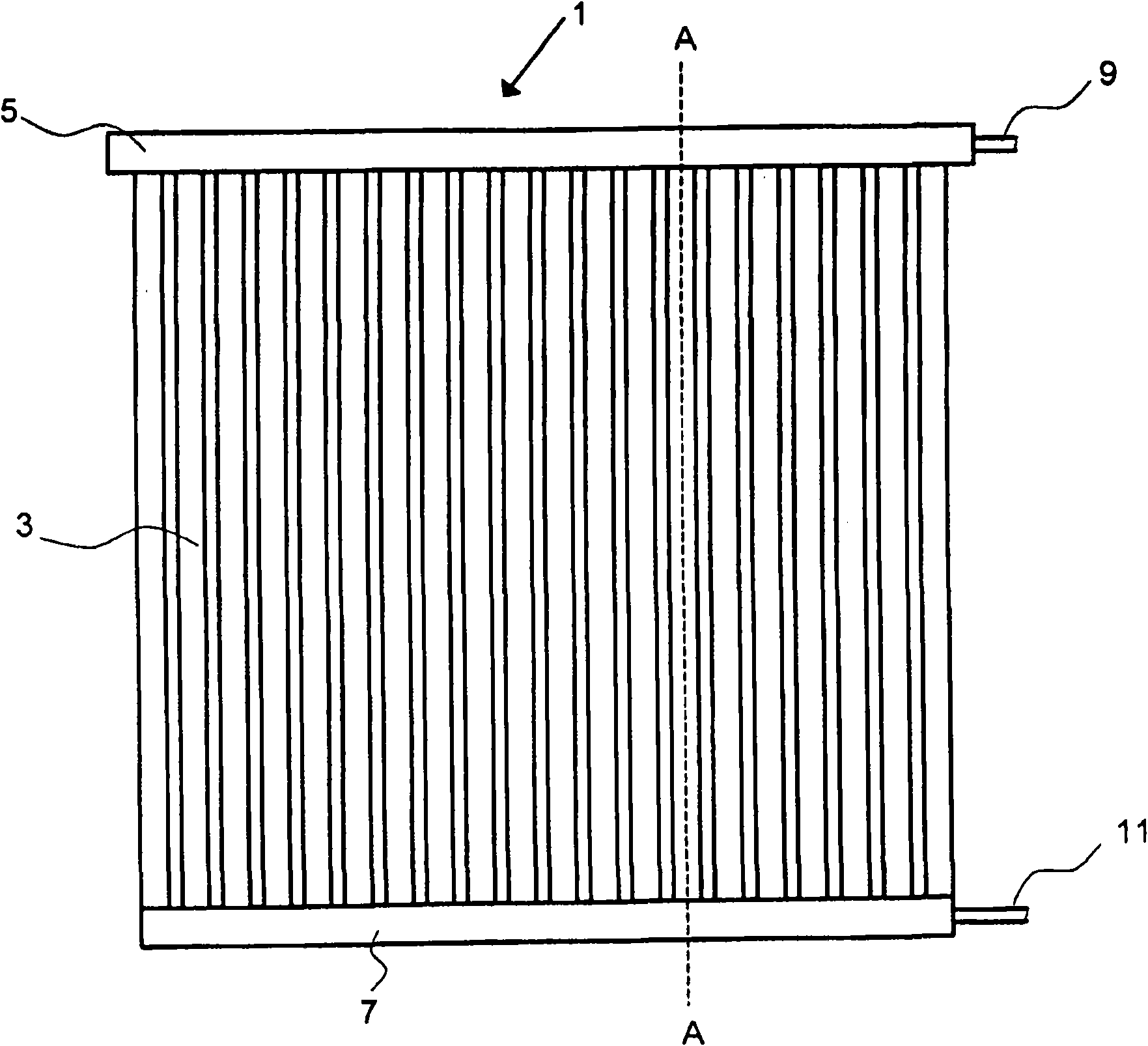 Reactor panel for catalytic processes