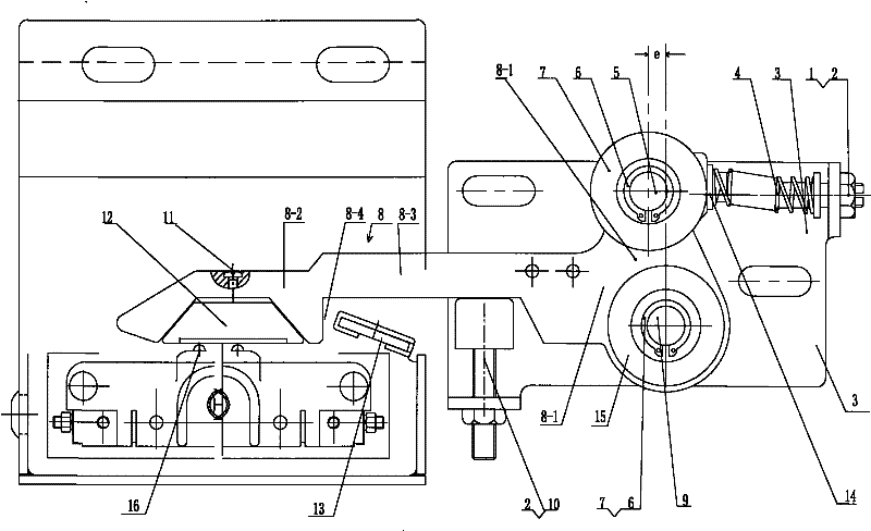 Elevator door lock device