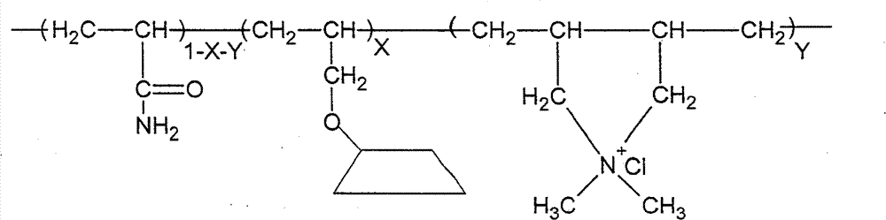 AM (Acrylamide)/DMDAAC (Dimethyl Diallyl Ammonium Chloride)/cyclodextrin polymer filtrate reducer and preparation method thereof
