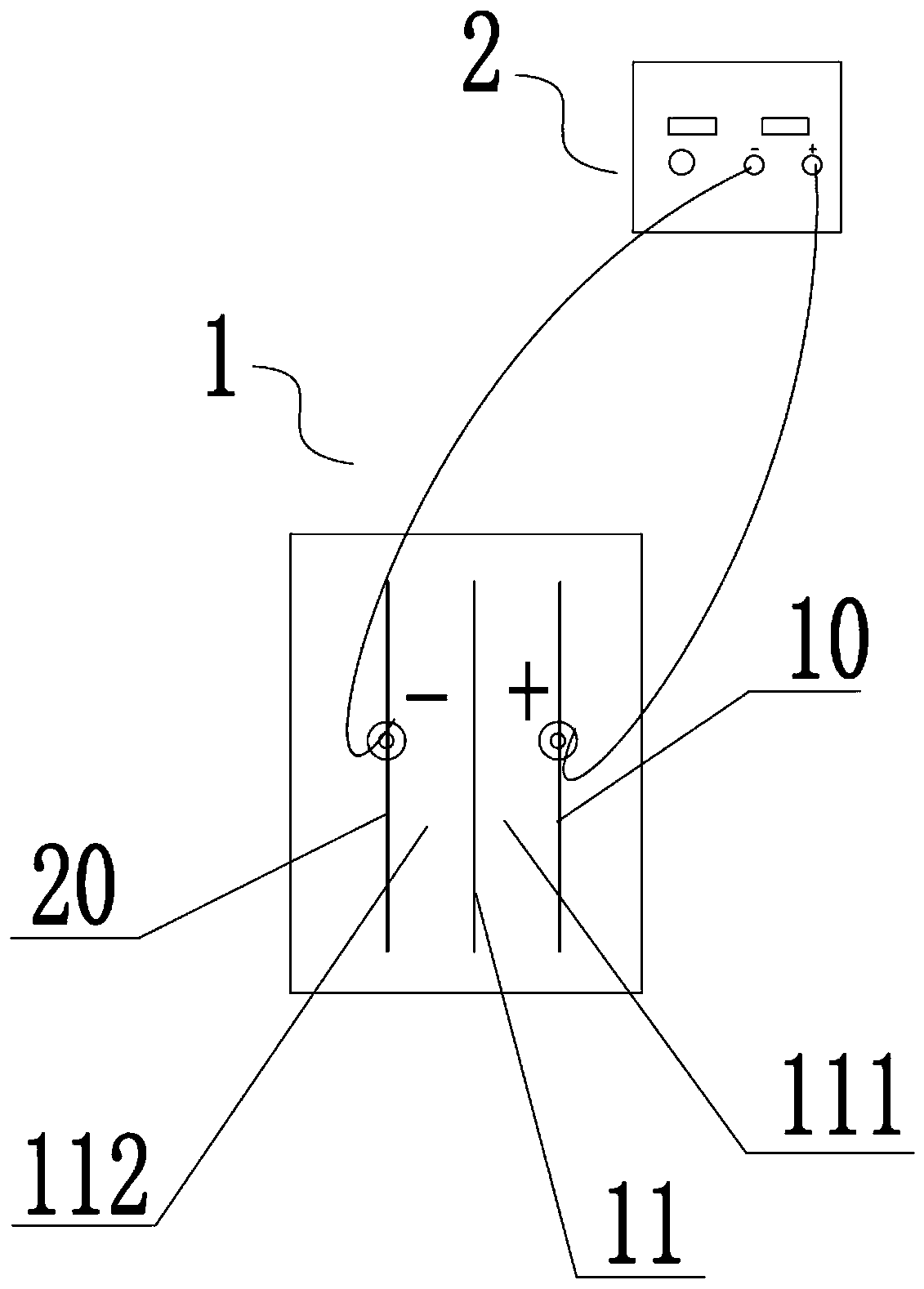 Iodine battery device