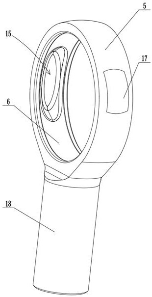 A method for reducing the eccentric torsional stiffness of a multi-layer rod-end ball joint and a multi-layer rod-end ball joint