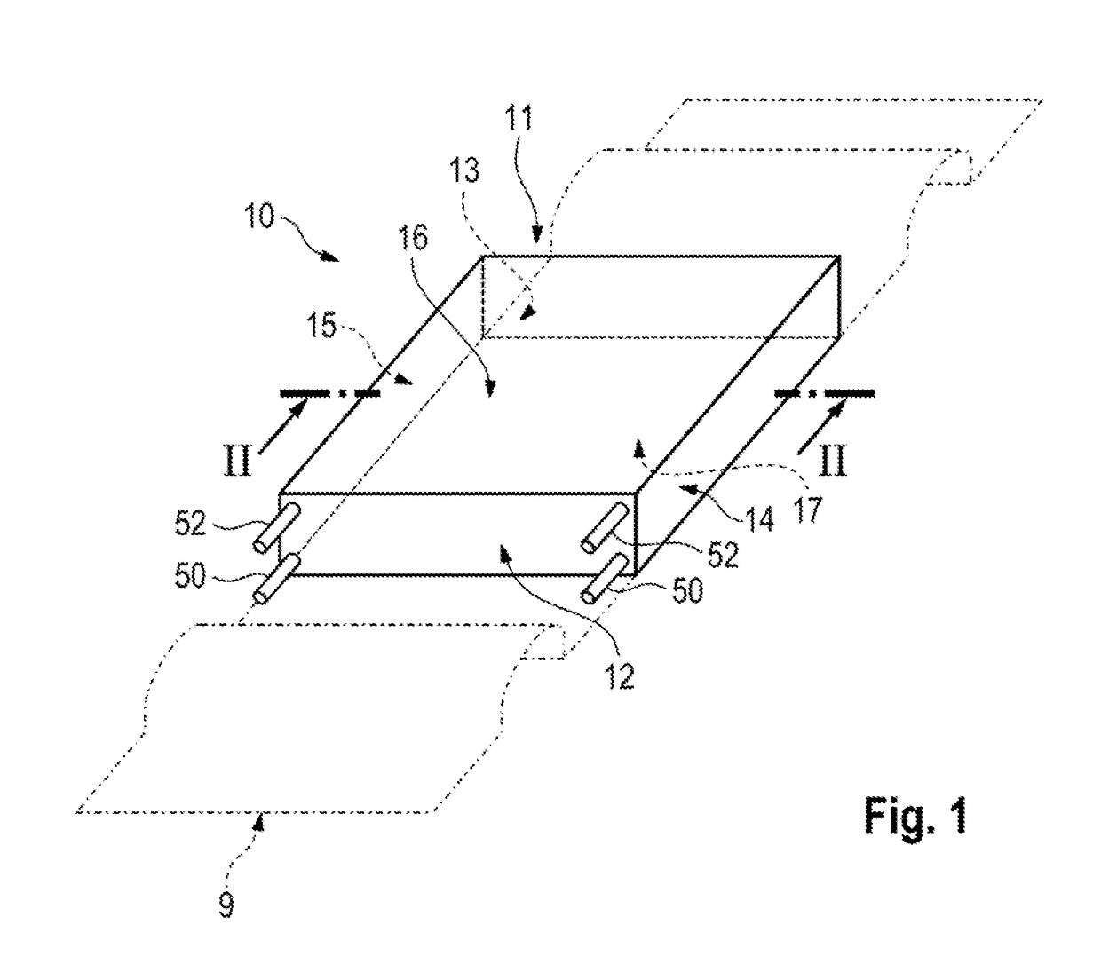 Motor vehicle high voltage energy accumulator