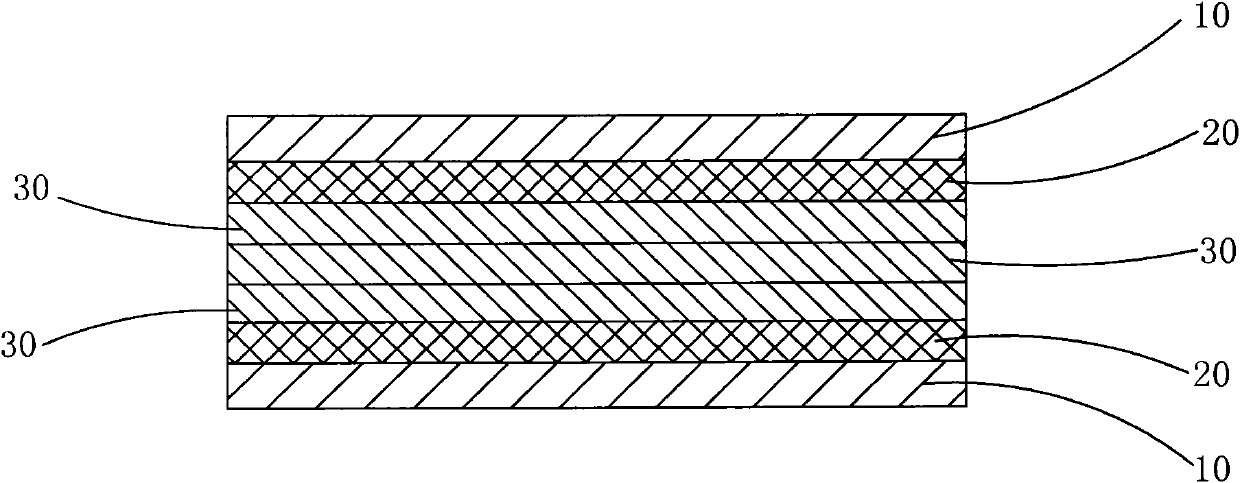 Copper-clad board and production method thereof