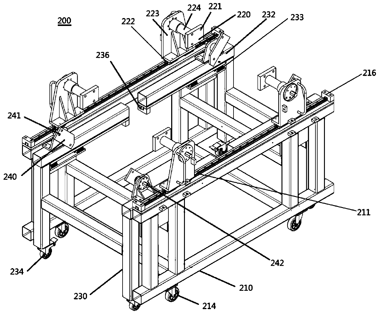 Die head disassembly and assembly auxiliary device and disassembling method