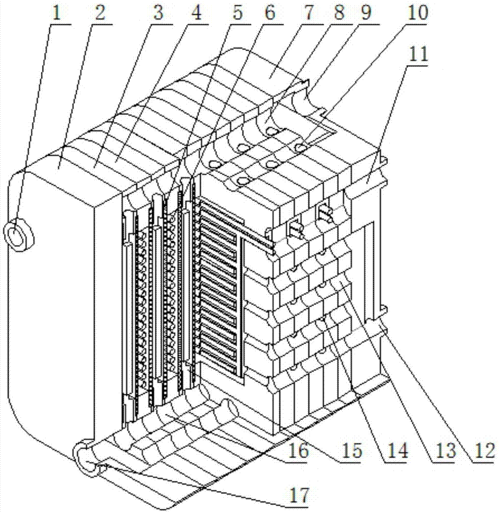 Dielectrophoresis flat permeable membrane component