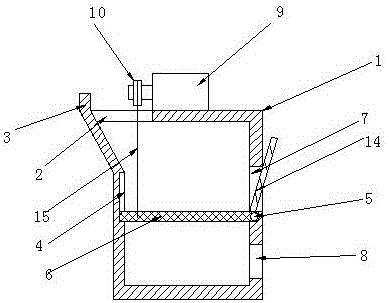 Material discharge device of automation peanut sheller
