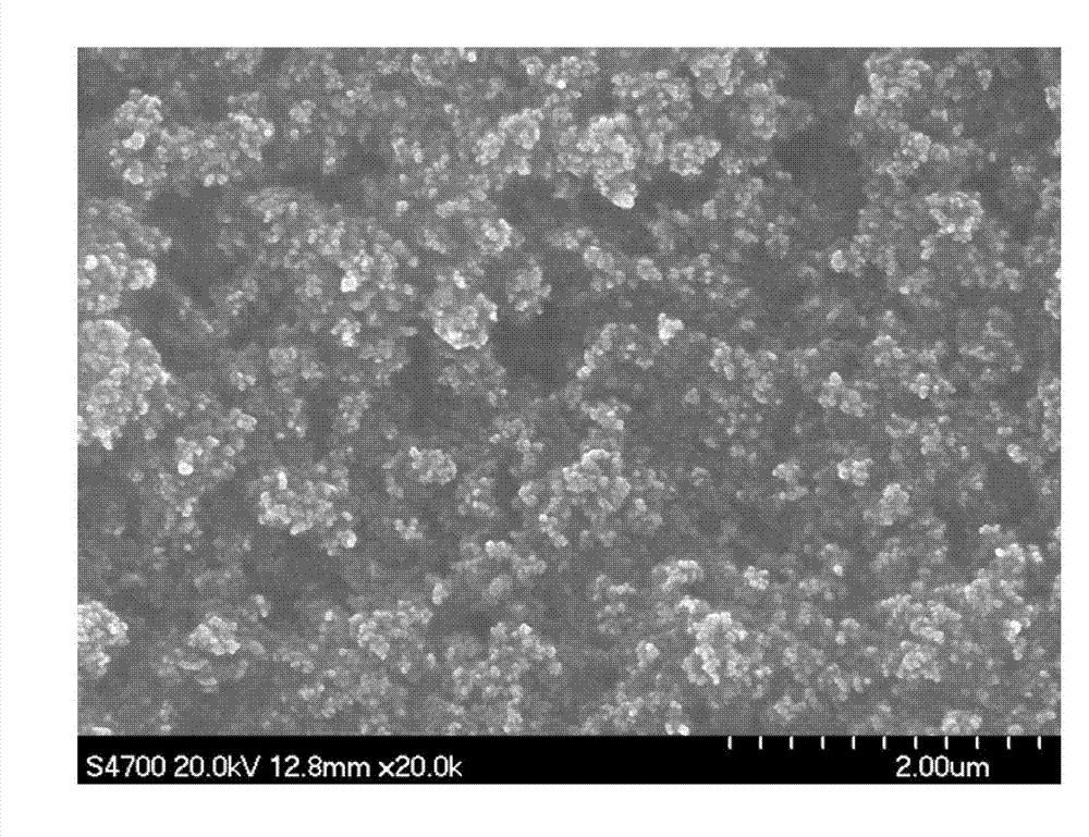 Method for manufacturing nano titanium dioxide thin film through photocuring