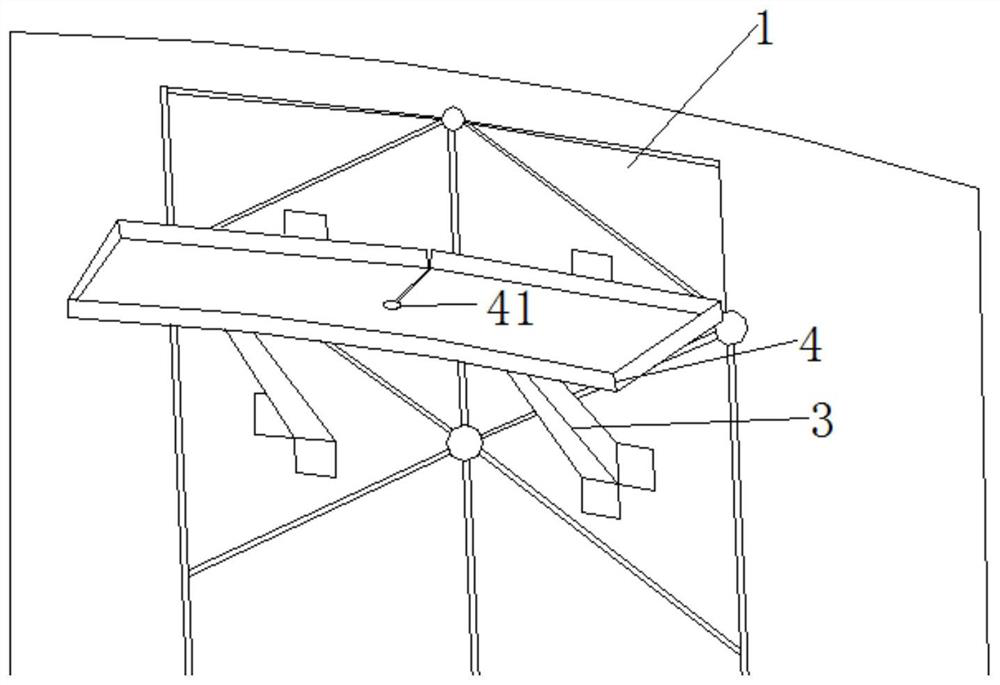 A high-rigidity anti-sway structure suitable for low-temperature storage tanks with circumferential deformation compensation
