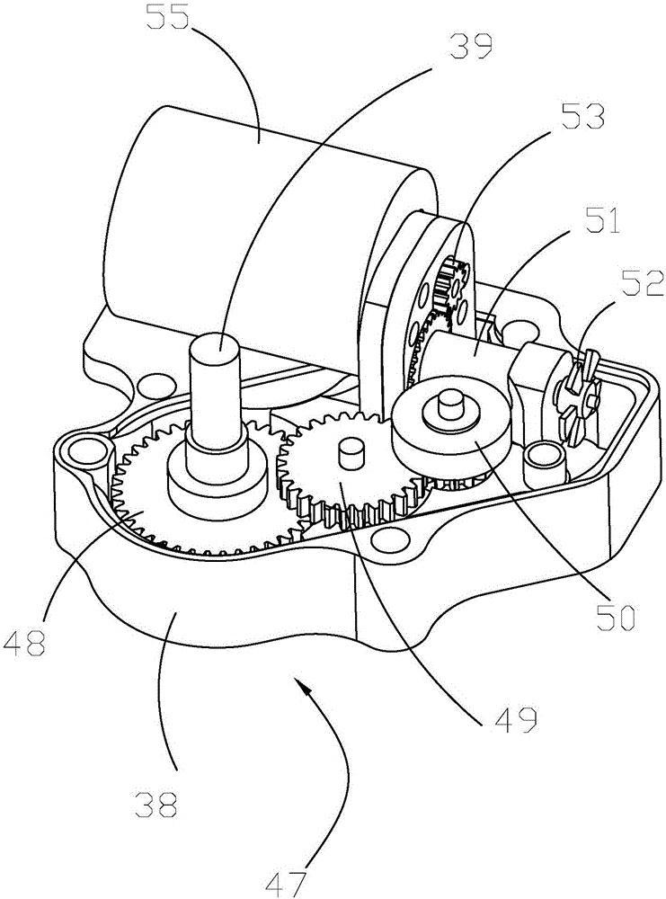 Rear derailleur with continuous multi-gear switching function