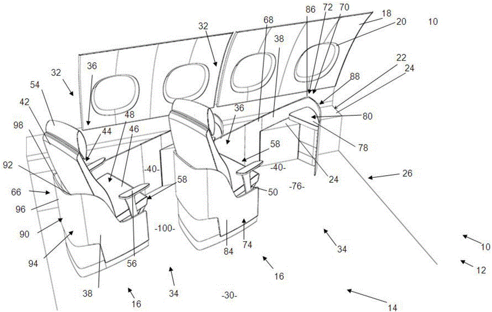 Seat Assembly, Seat Arrangement and Passenger Cabin for an Aircraft