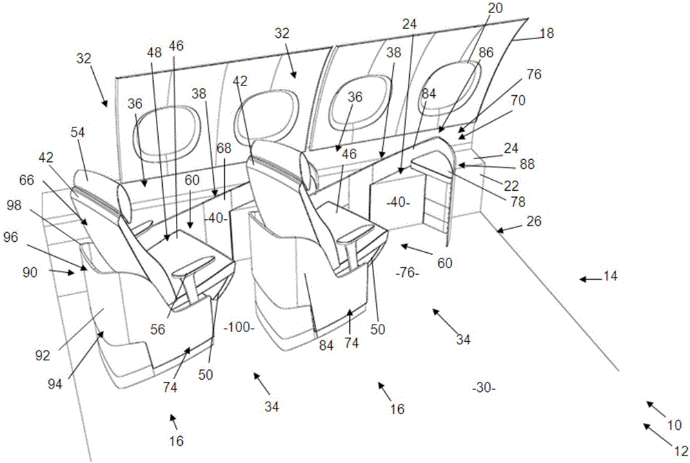 Seat Assembly, Seat Arrangement and Passenger Cabin for an Aircraft