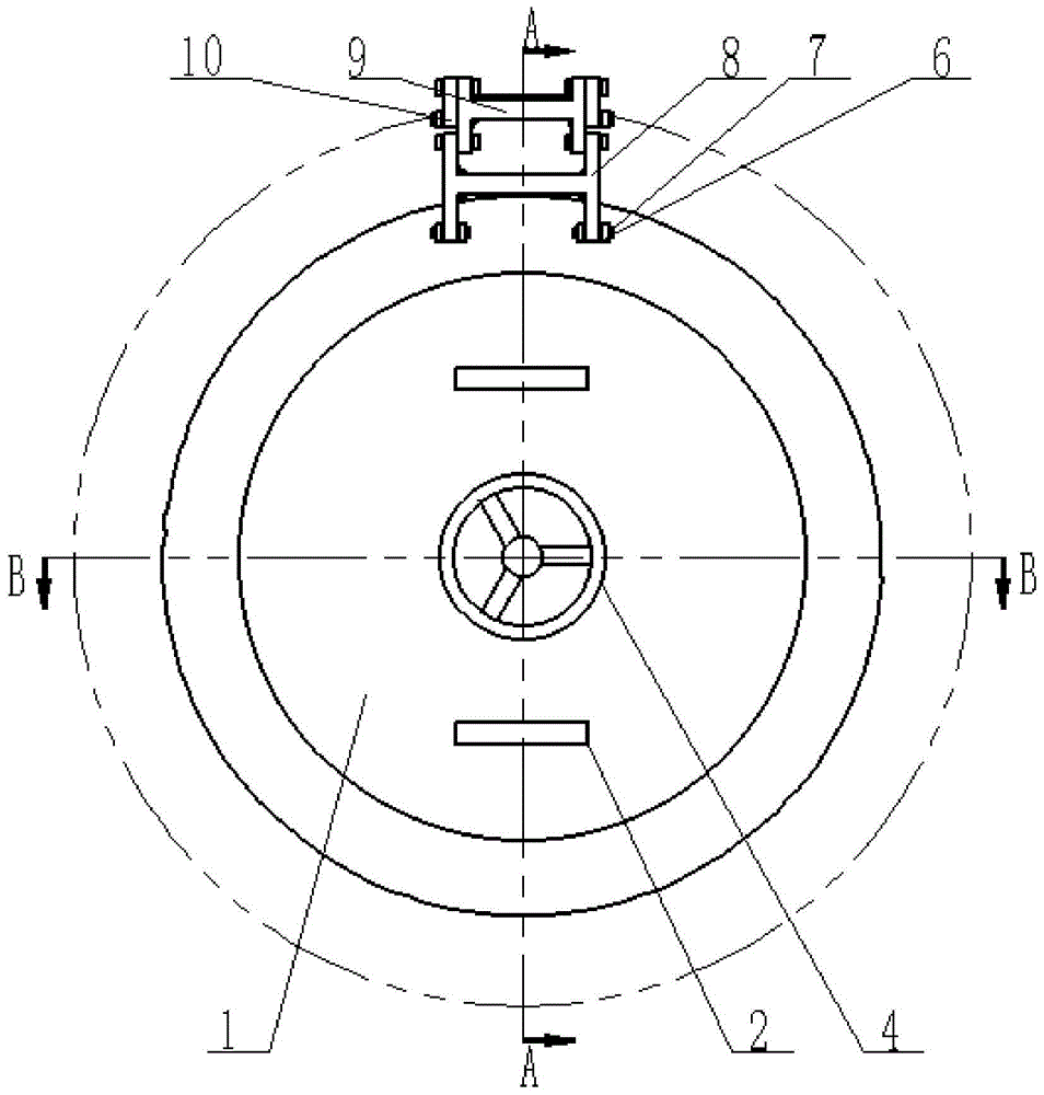 A hatch locking device for deep-sea pressure hull