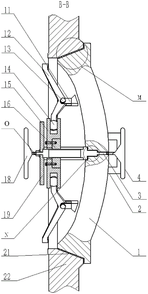 A hatch locking device for deep-sea pressure hull