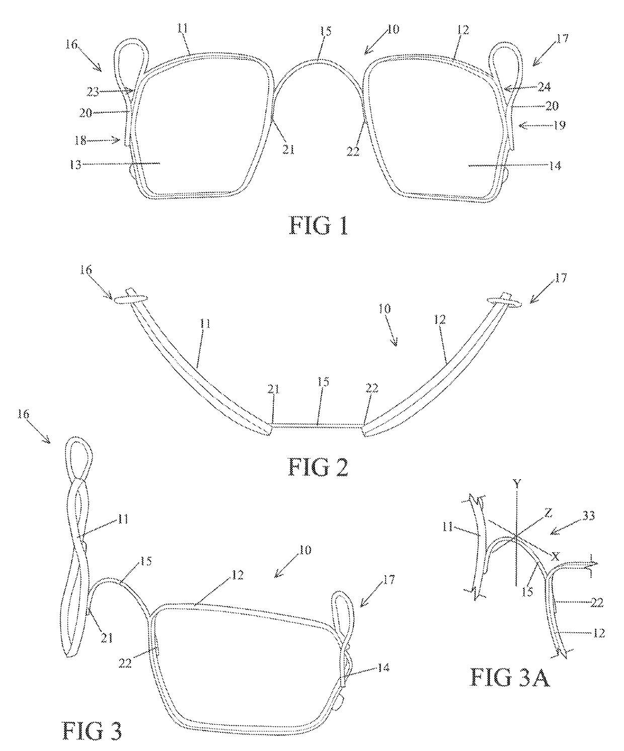 Clip-in prescription eyewear