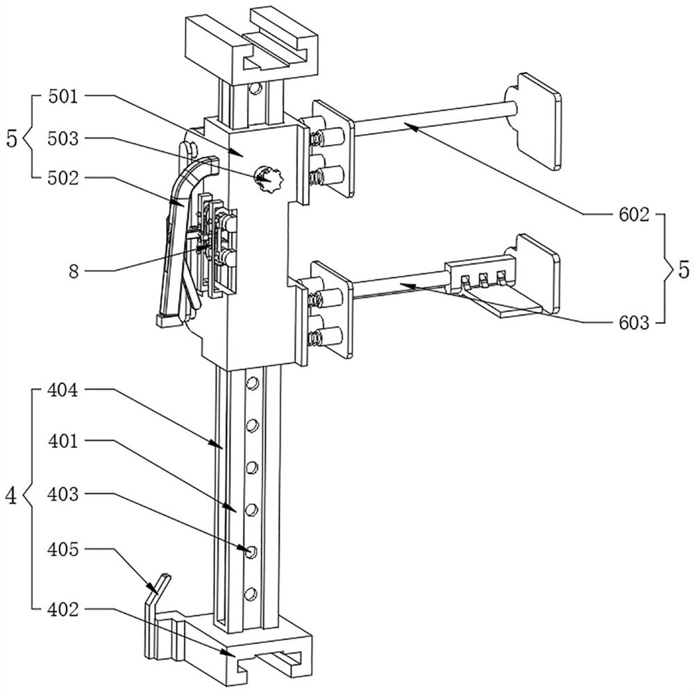 Fabricated wall mounting structure