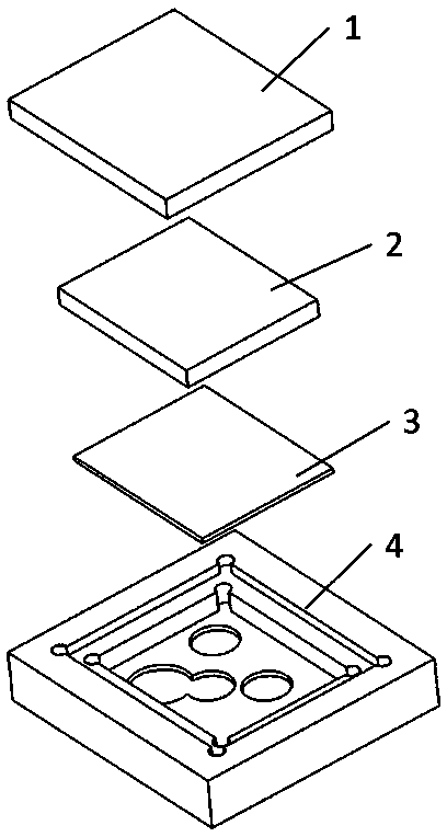 Chip flip-chip eutectic bonding method with dielectric bridge and products obtained