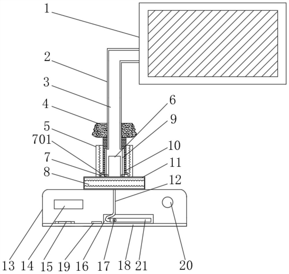 A special needle for insulin pump to prevent the needle from falling off