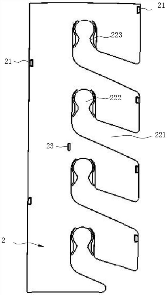 Lead partition plate