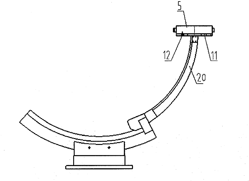 Air flotation force measuring device of wind tunnel model