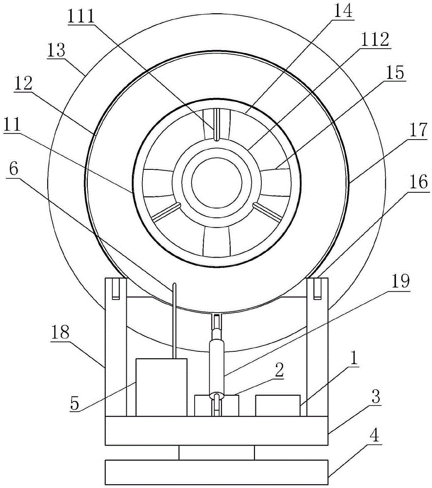 Spray machine capable of spraying quadruplex water spray