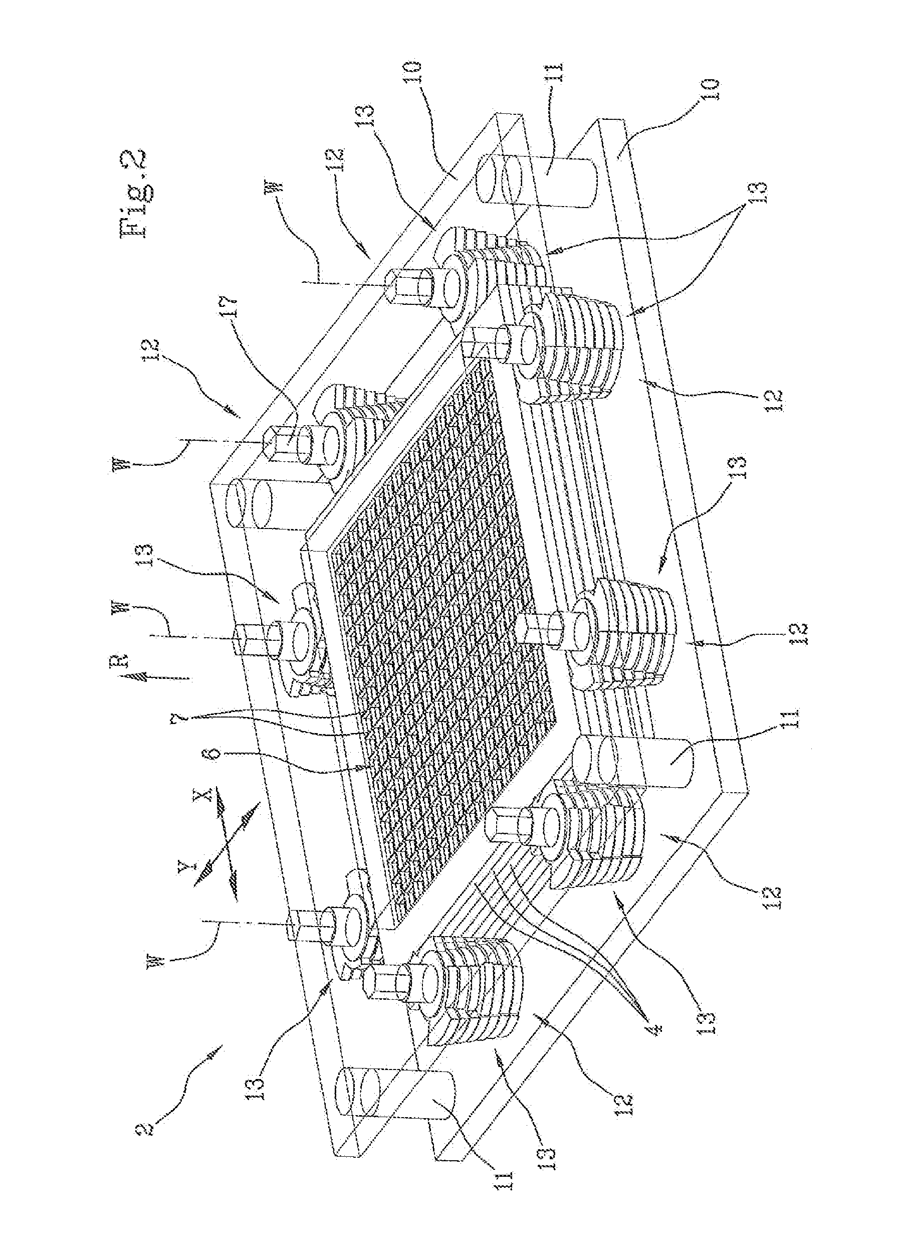 Scintigraphic device with high spatial resolution