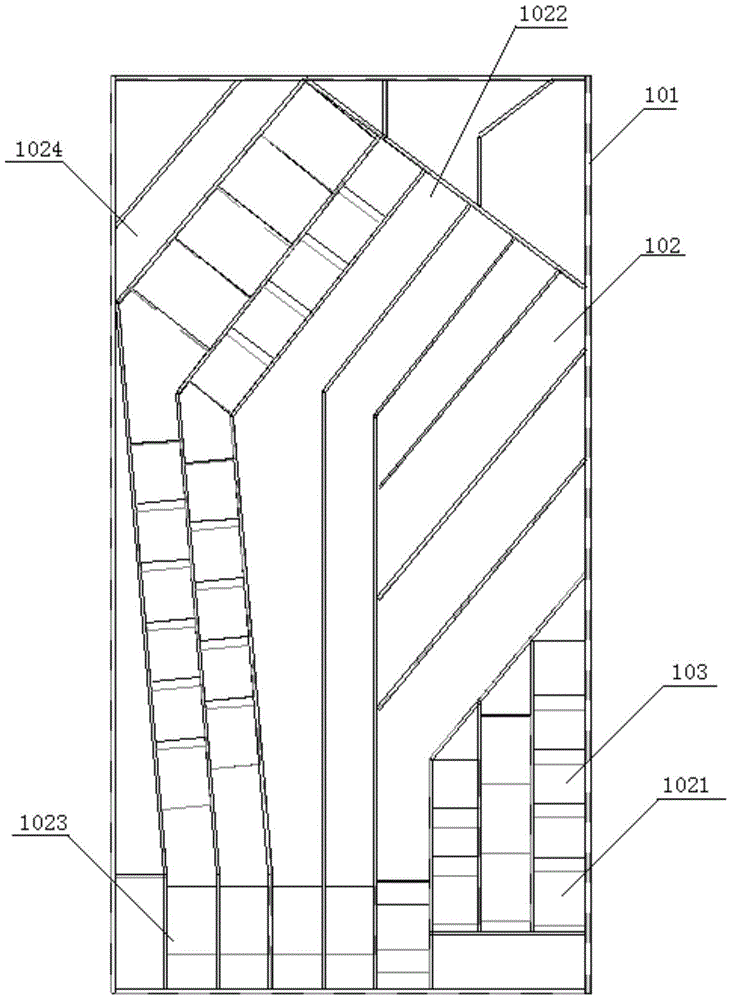 Air guides, sieve panels with air guides and cleaners