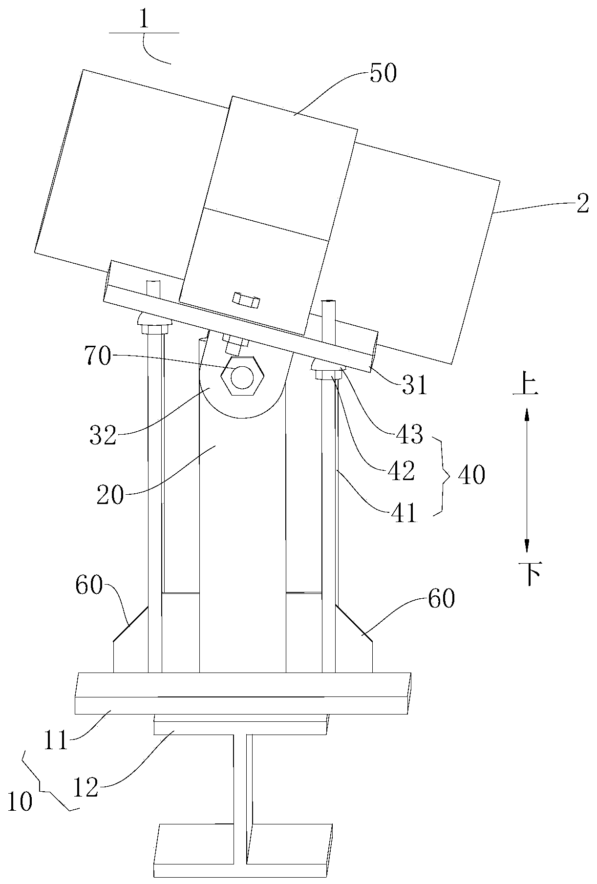 Pipeline supporting device