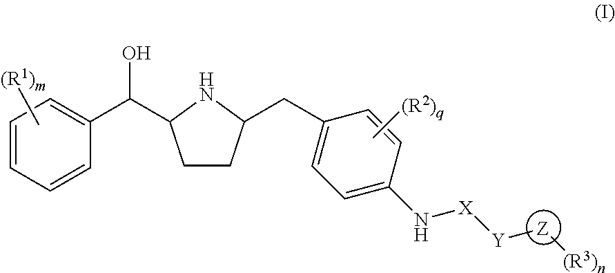 Hydroxymethyl pyrrolidines as beta 3 adrenergic receptor agonists