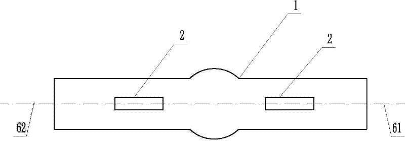 Weighing sensing system based on deformation quantity detection of vehicle axle housing