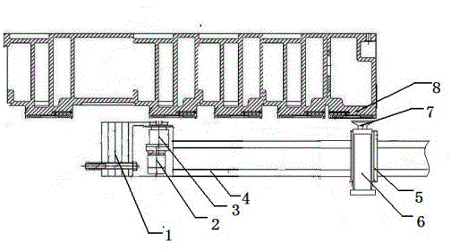 Grinding head type guide surface processing tool