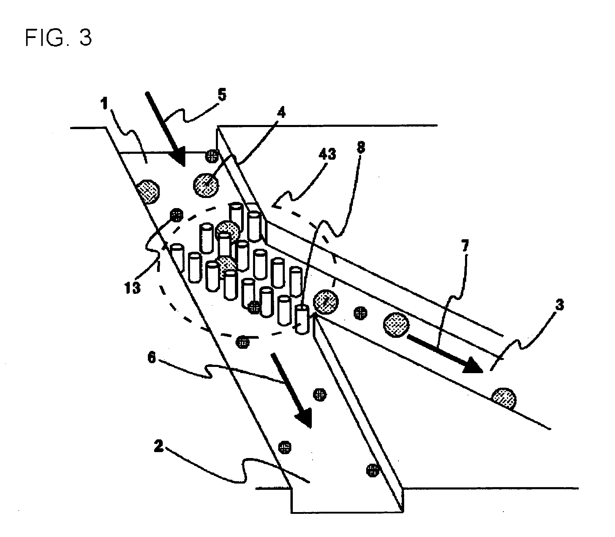 Fine particle handling unit, chip and sensor mounted with same, and methods for separating, capturing and sensing protein