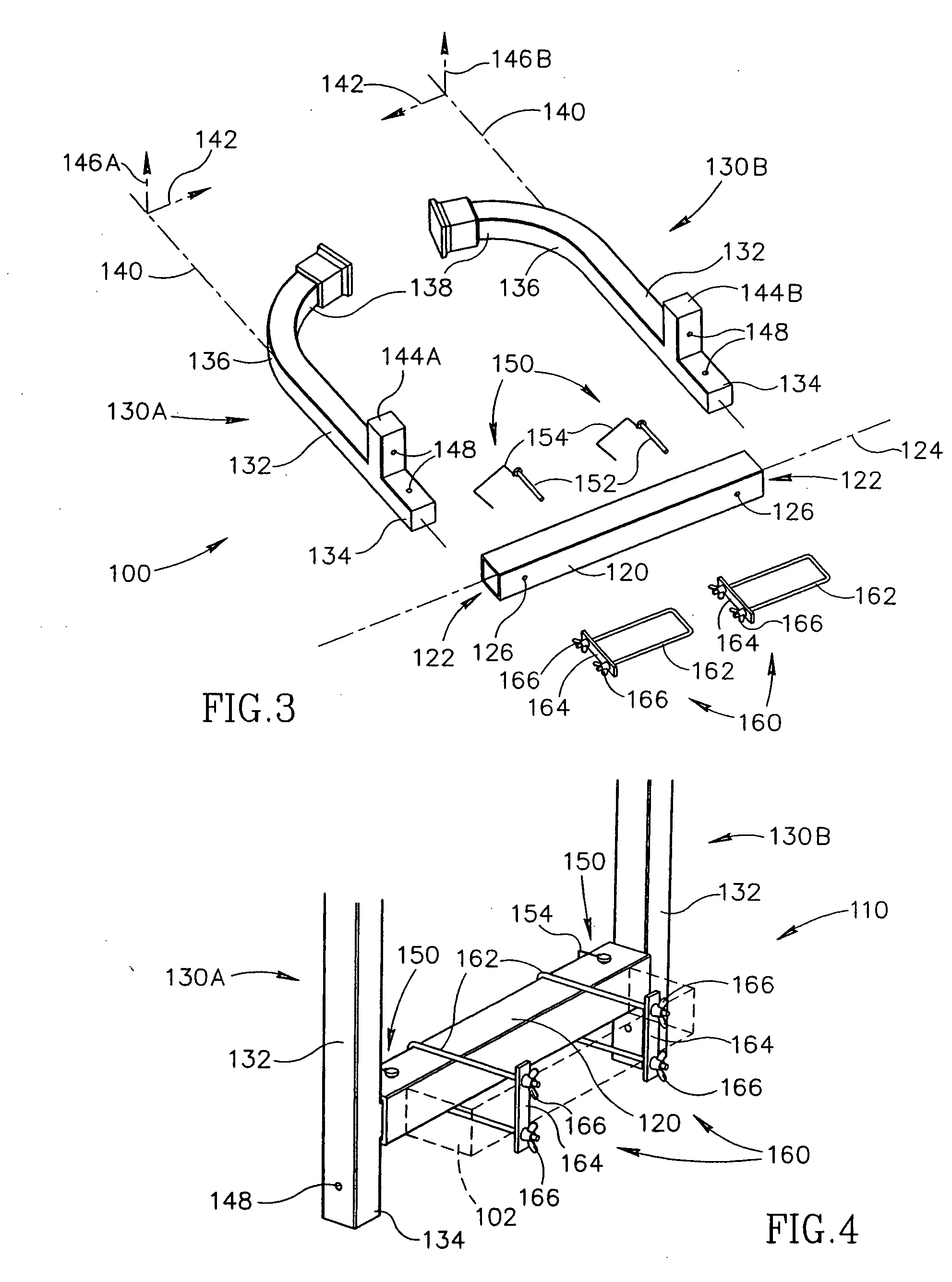 Ladder stabilizer attachment apparatus and methods