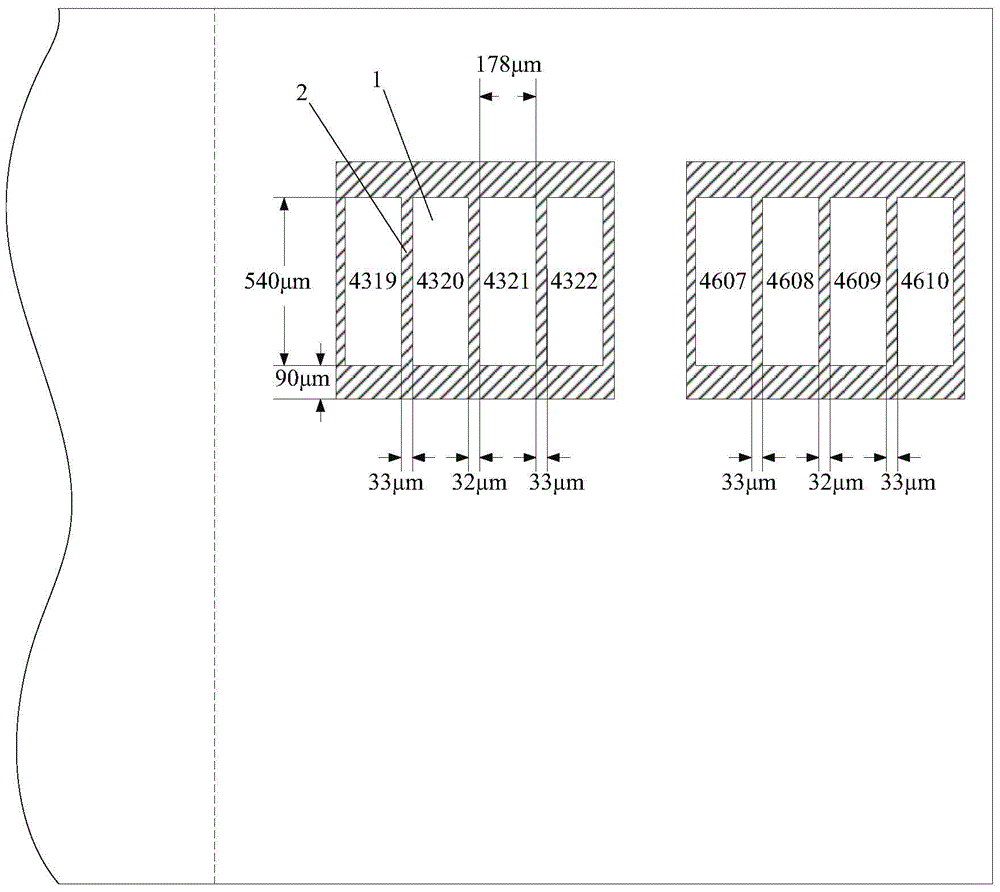 Color filter substrate and curved surface display device