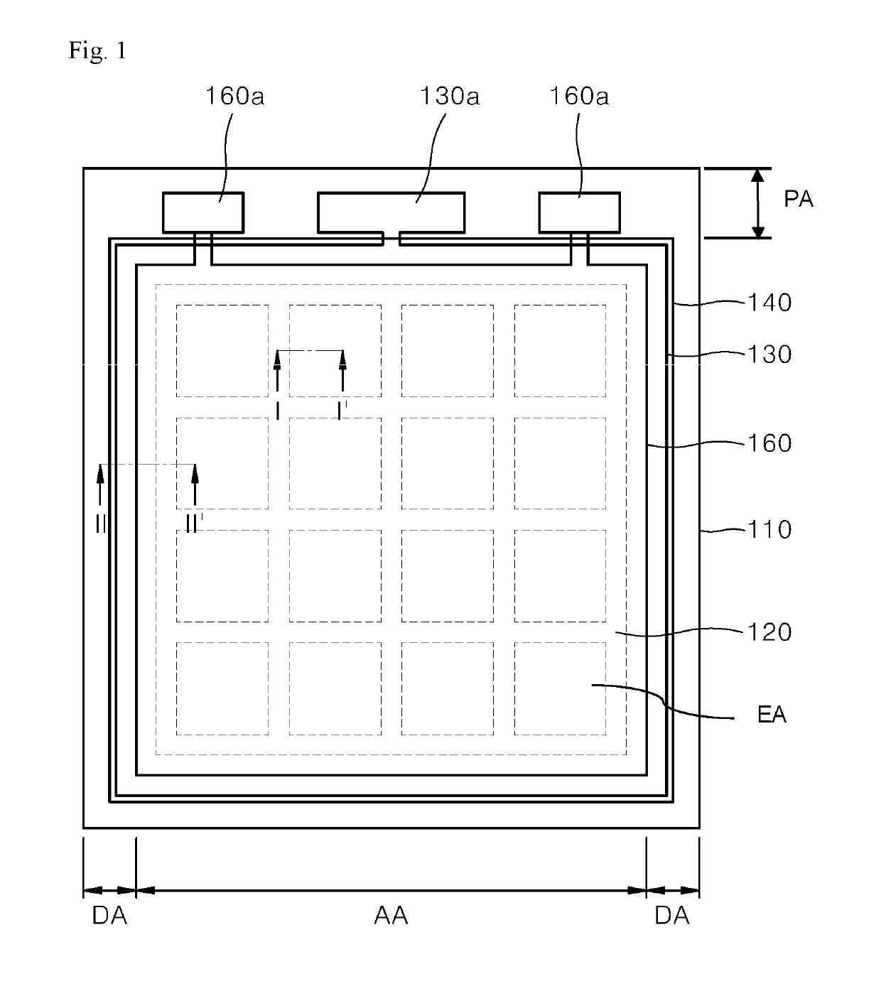 OLED panel for lighting device