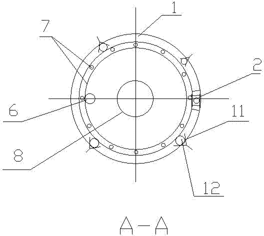 Secondary hole cleaning device and method of bottom of cast-in-situ bored pile