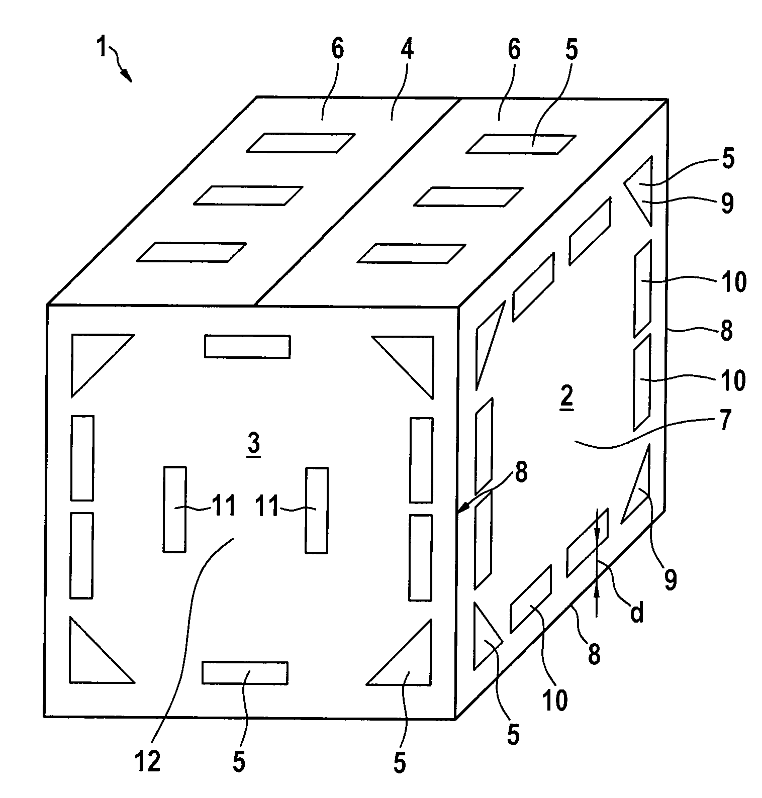 Container for transporting cooled goods