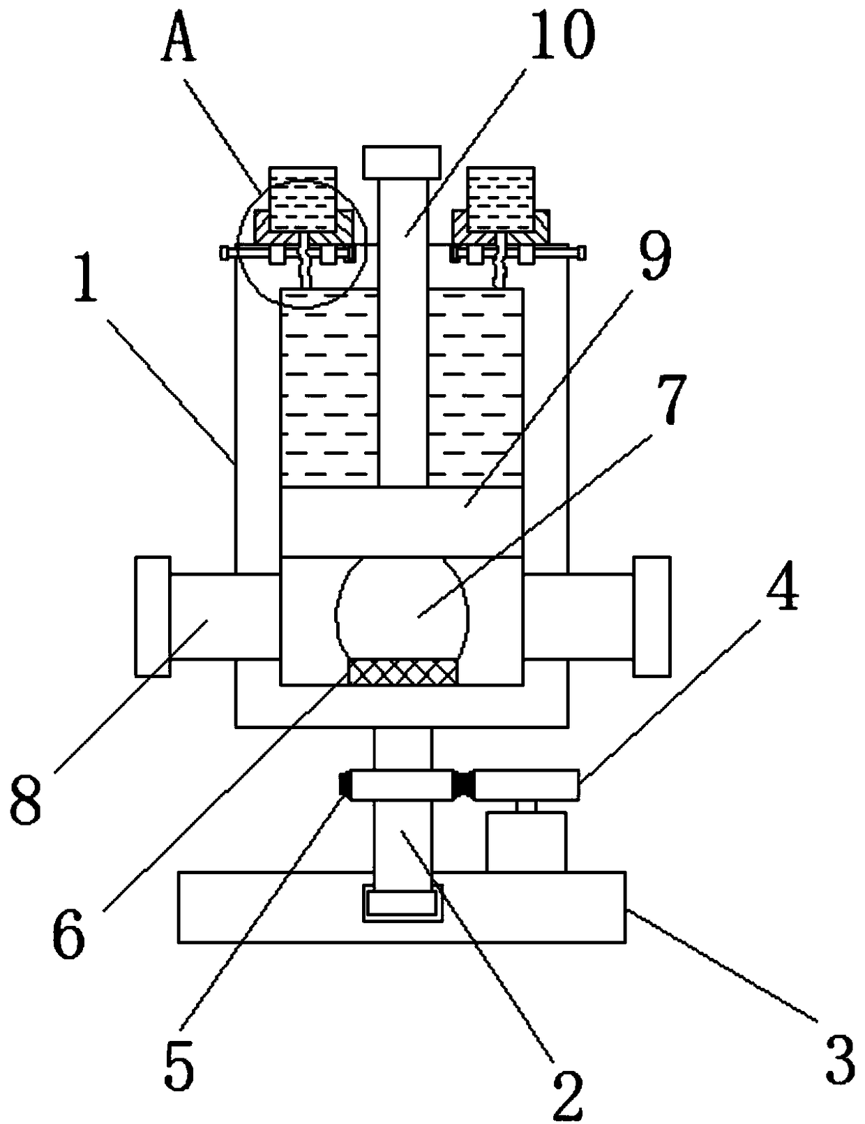 Automatic water adding device for plants