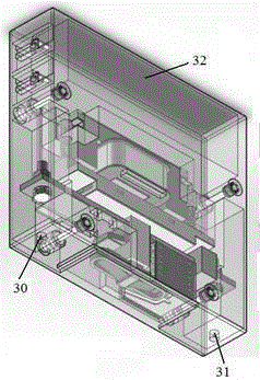 A single-pole built-in electromagnetic switch