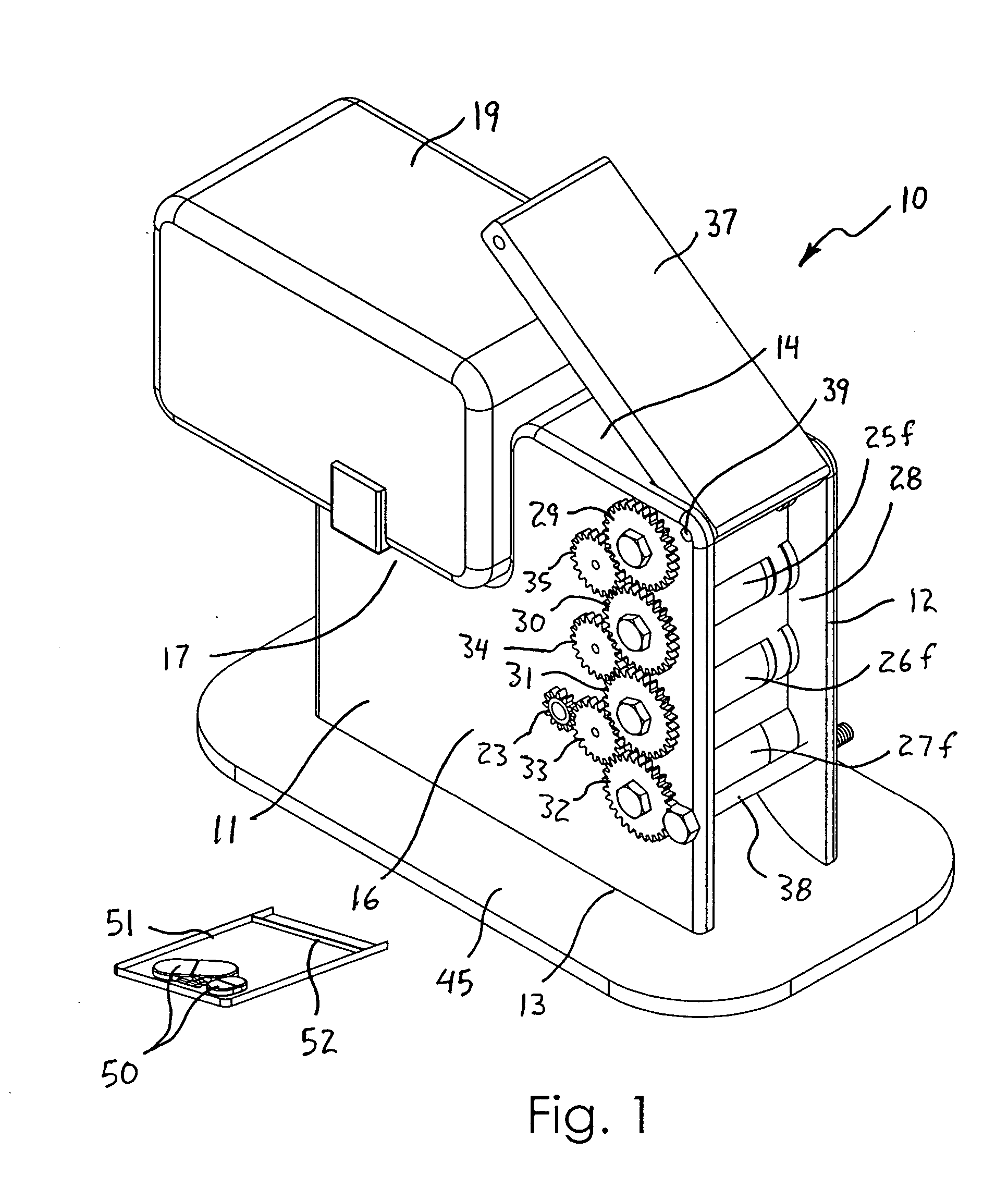 Portable pill crushing device