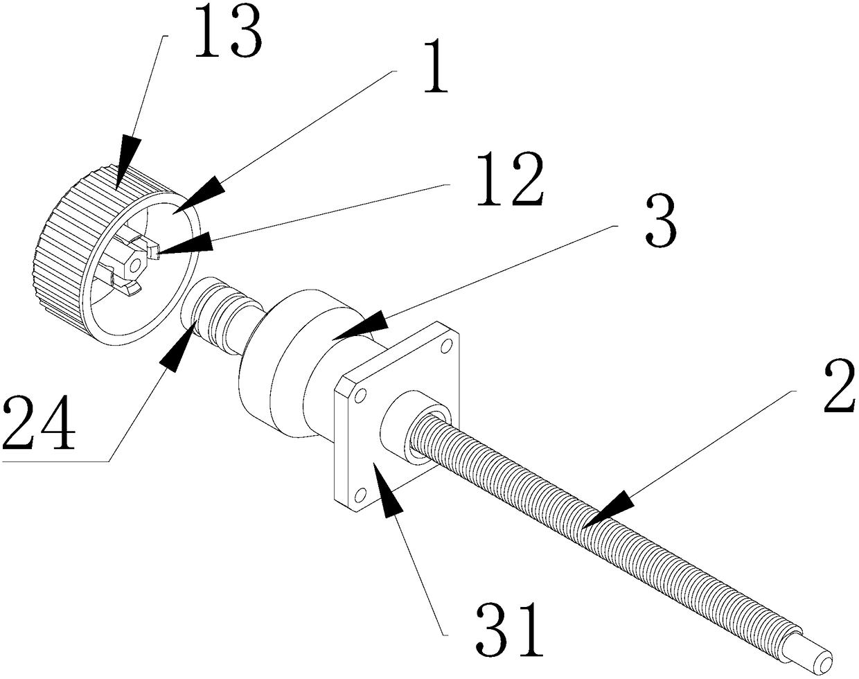 A new type of manual cap screwing mechanism with self-locking function