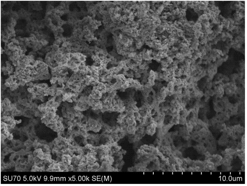 AnodePositive electrode material of lithium ion battery with porous laminated structure and preparation method thereof
