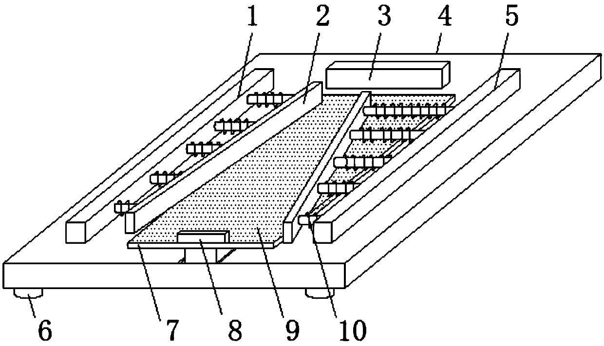 To-be-measured object clamping device for chemiluminescence immunoassay instrument