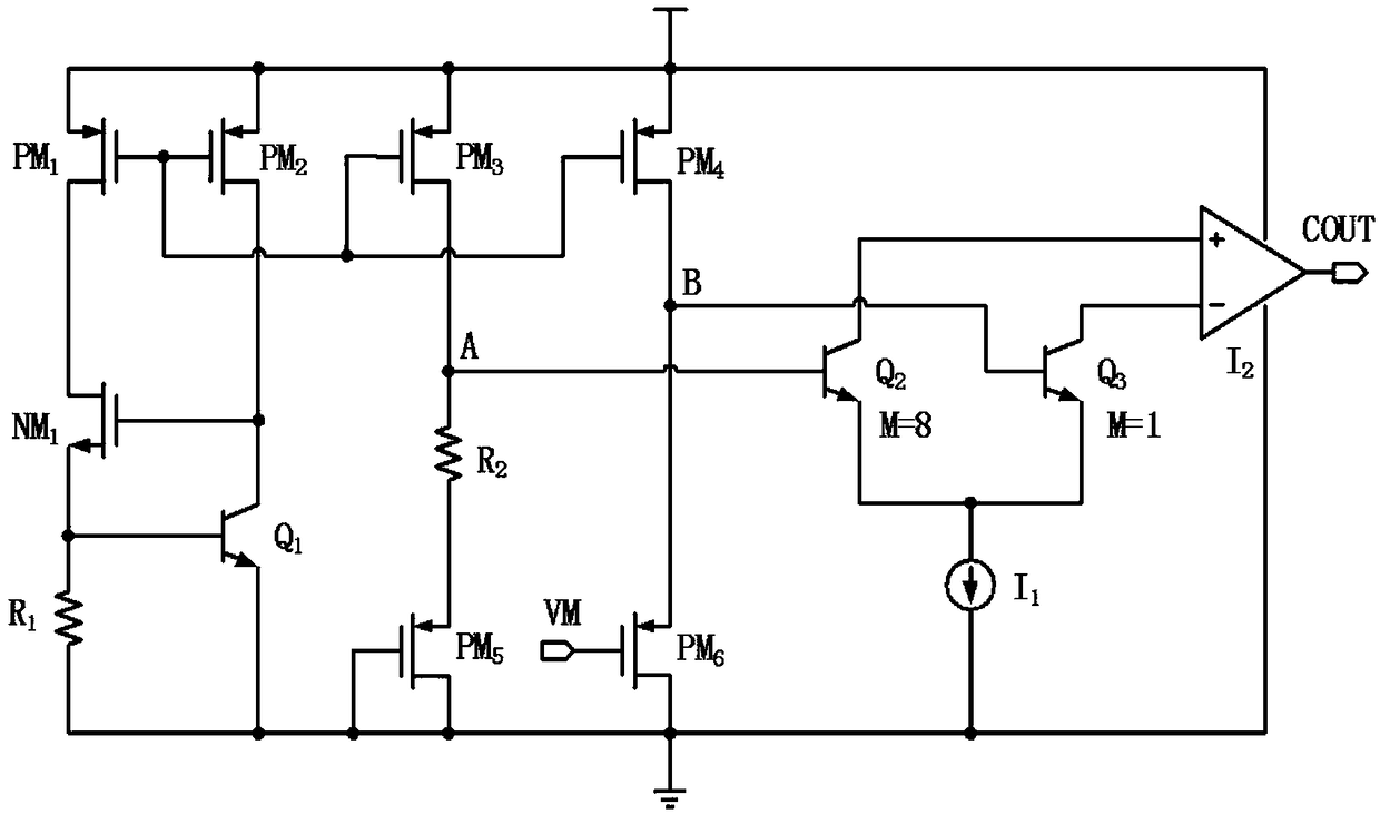 Overcurrent detection, protection circuit and battery