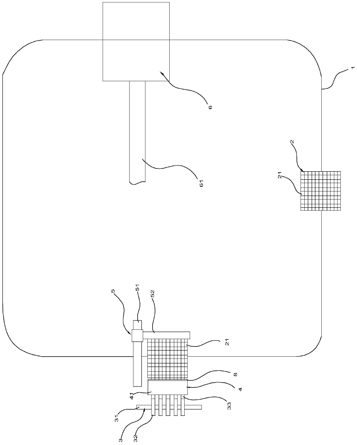 A lithium-ion cell parallel network automatic cutting spot welding device