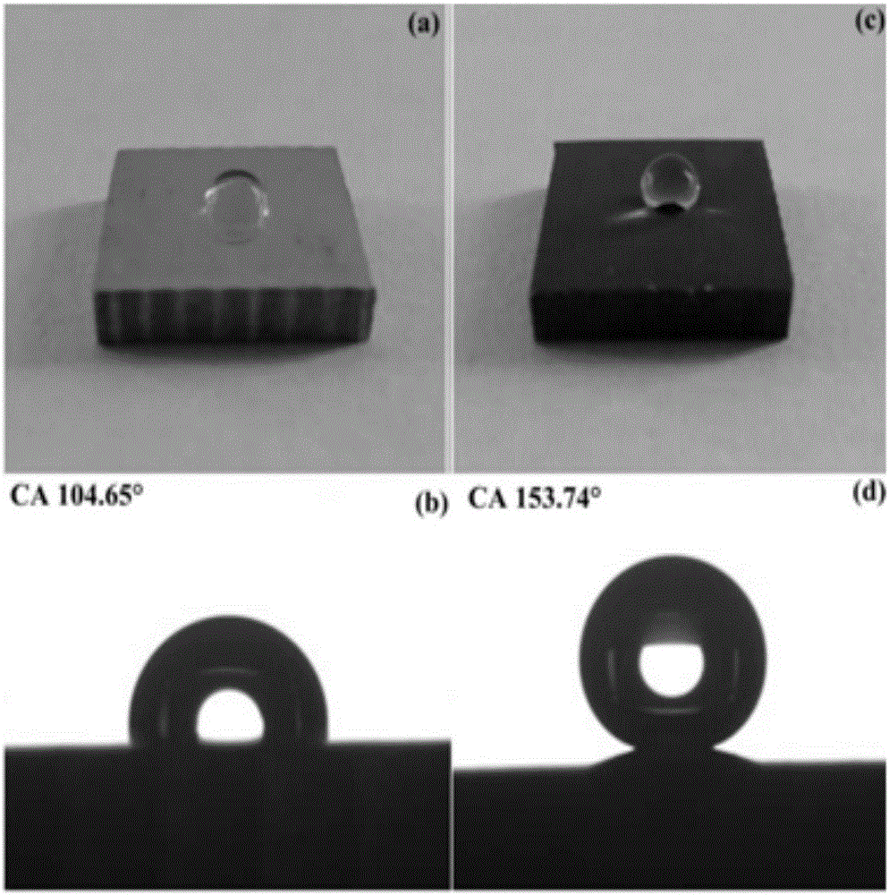 Super-hydrophobic stainless steel surface coating and preparation method thereof